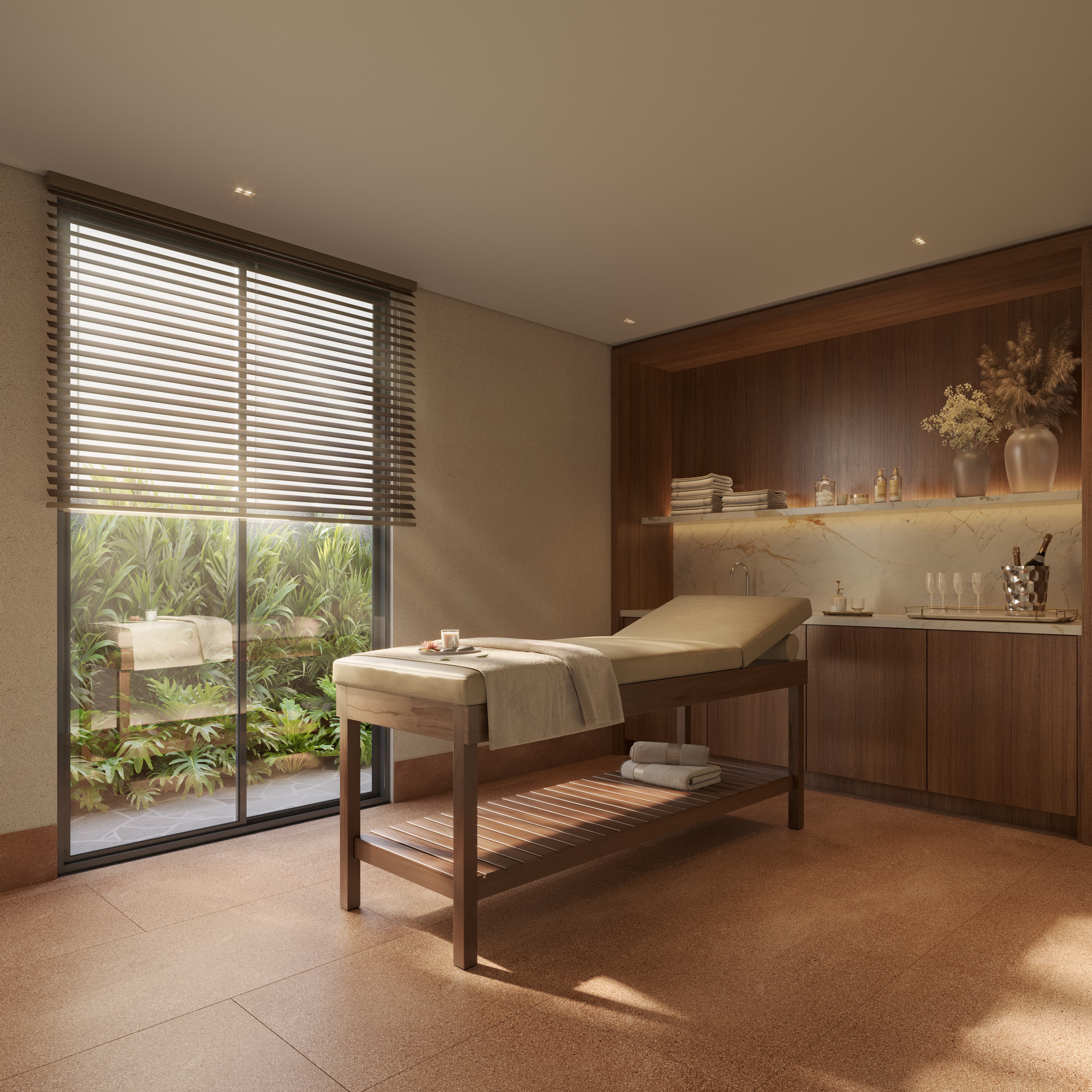Sala de massagem do Ortus